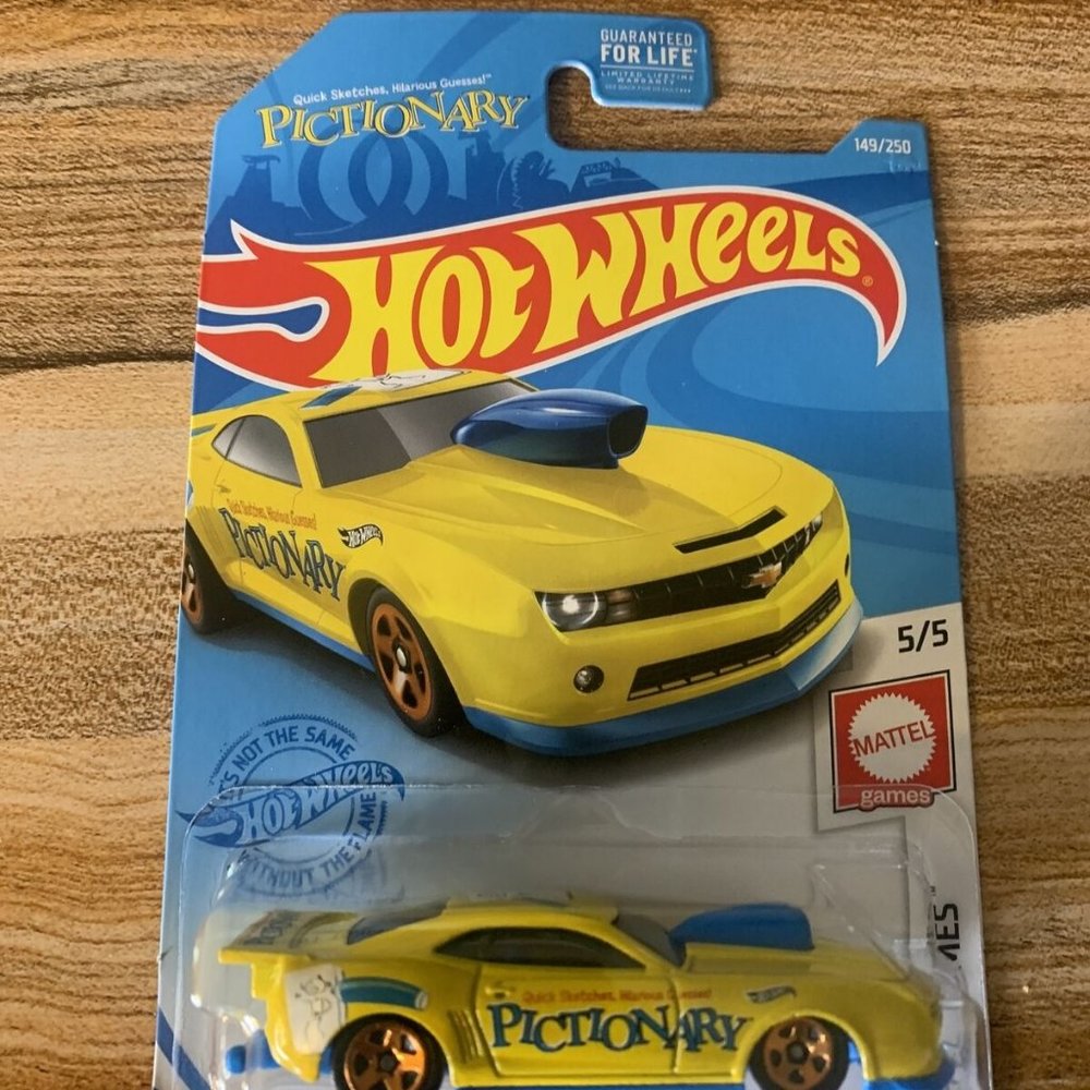 HOT WHEELS 2021 '10 Pro Stock Camaro MATTEL GAMES 5/5 PICTIONARY  149/250